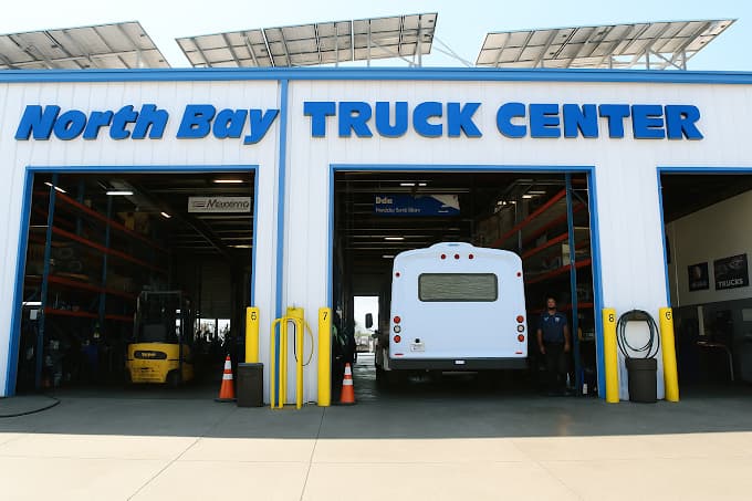 North Bay Truck Center shop bays in Fairfield